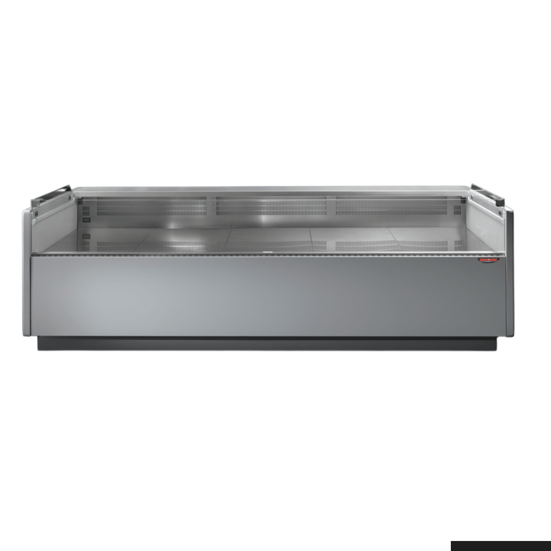 Tecnodom Serie MR80 Black 1520mm Self-serving Deli Display with Storage and Castors - TDMR-0815SELF