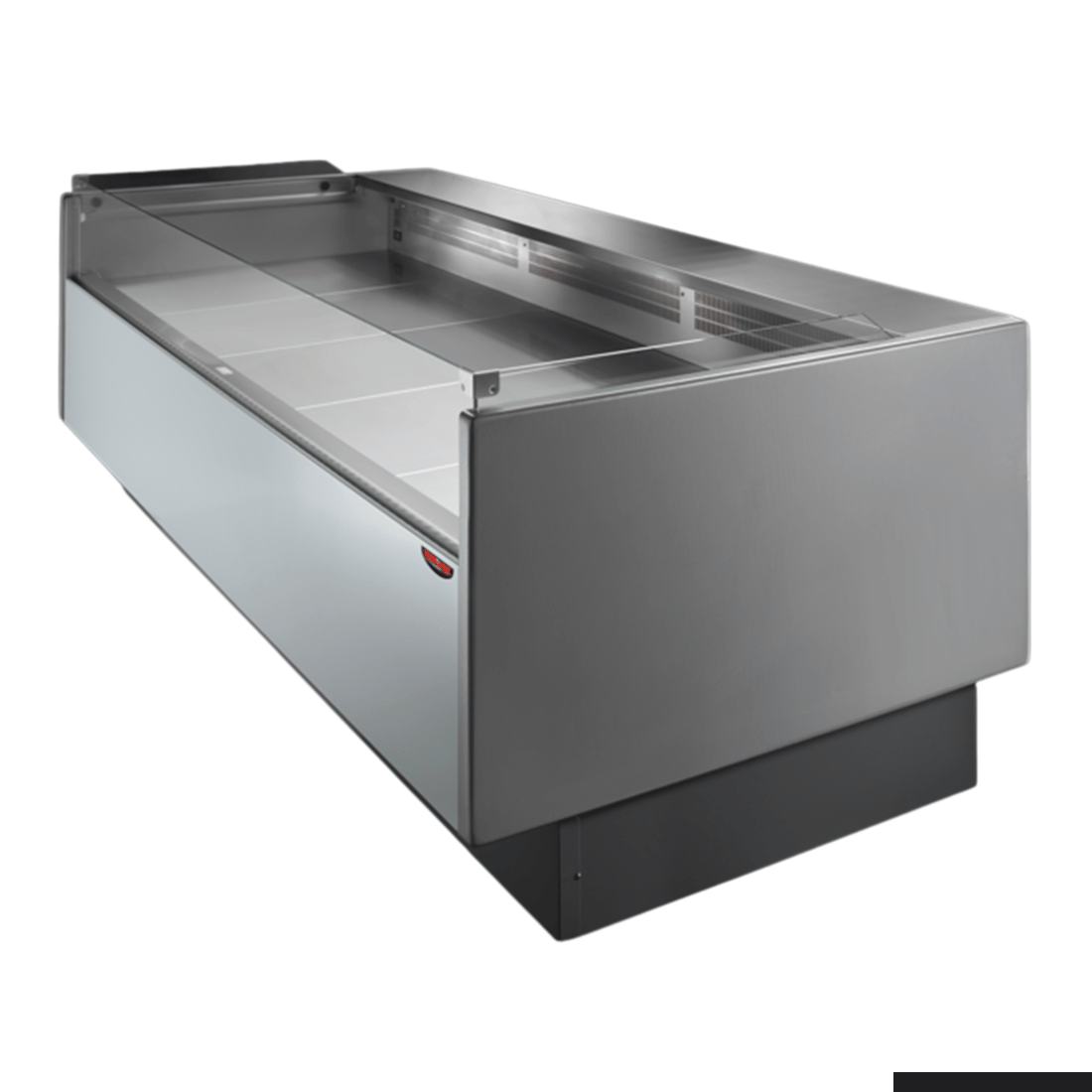 Tecnodom Serie MR80 Black 1520mm Self-serving Deli Display with Storage and Castors - TDMR-0815SELF