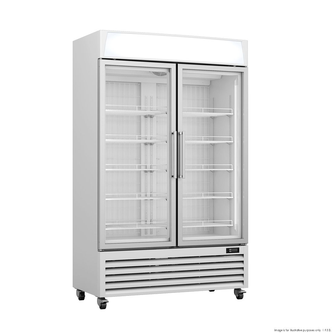 Thermaster Upright Double Glass Door Freezer LG-800PF