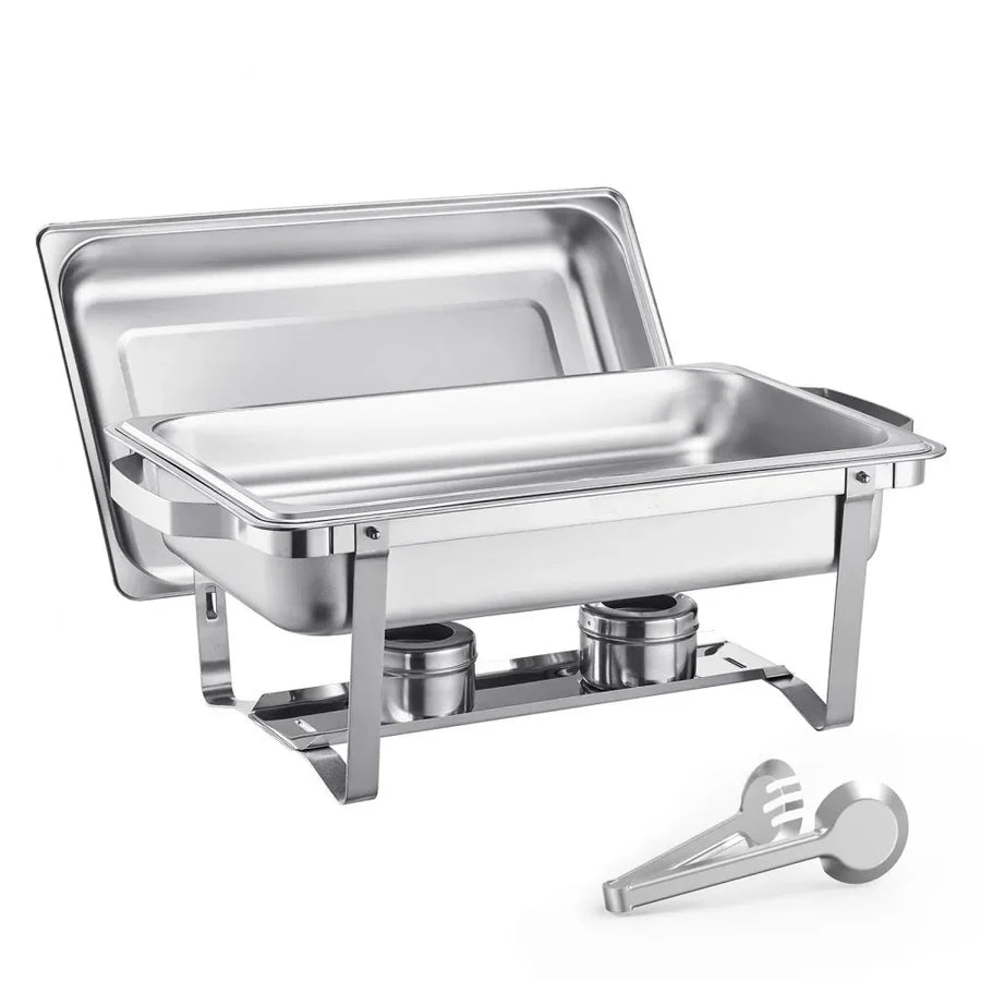Rectangular Stainless steel chafing dish 11L with Stand