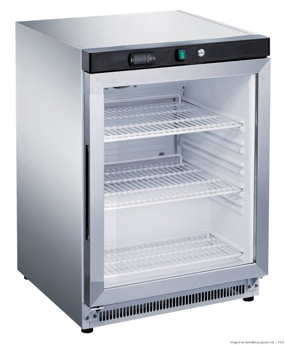 FED-X 130L Bar Cooler Glass Door - XR200SG