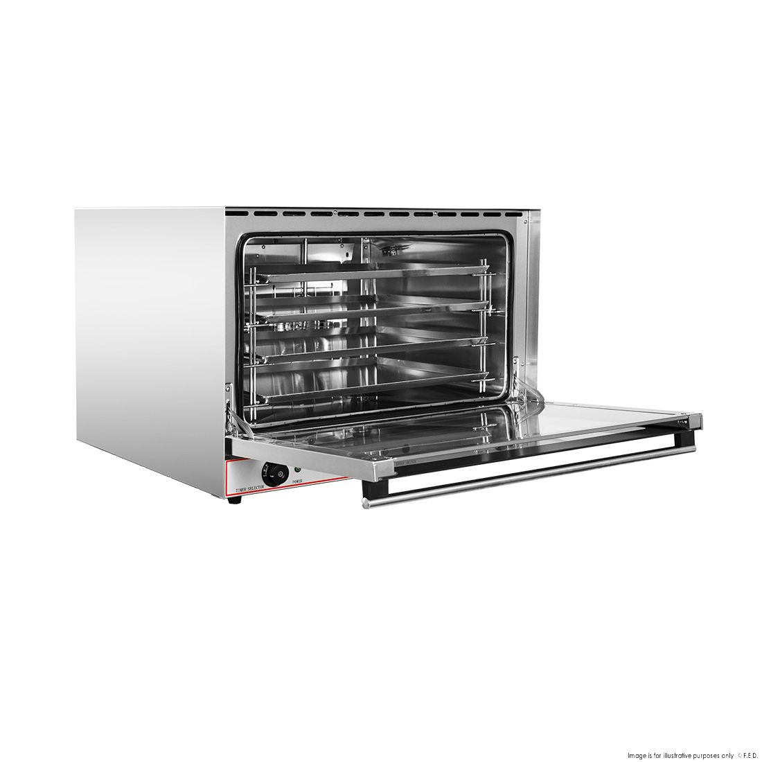 ConvectMax Heavy Duty Stainless Steel Convection Oven w/ Press Button Steam YXD-8A/15E